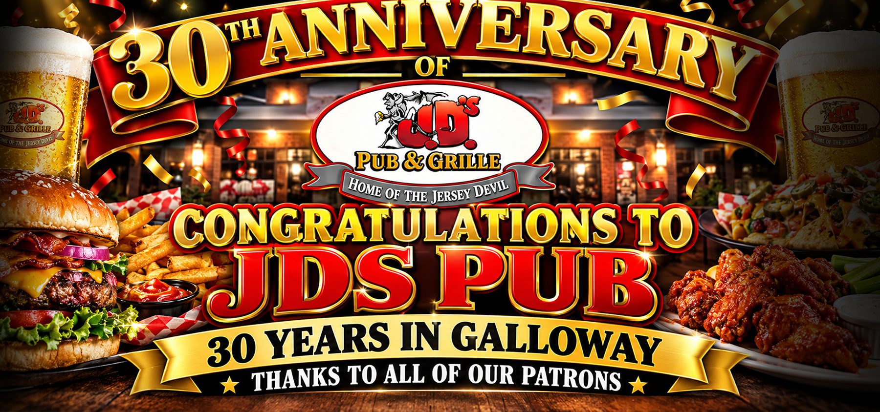 JD's Pub & Grille celebrates 30 years in Galloway